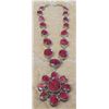 Image 1 : Raw Faceted Ruby Necklace