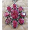 Image 2 : Raw Faceted Ruby Necklace