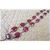 Image 9 : Raw Faceted Ruby Necklace