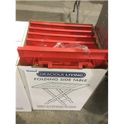 Gracious Living 6 Folding Side Tables