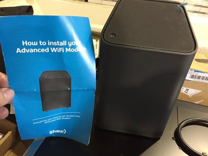 Shaw Advanced Wifi Modem in box