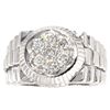 Image 1 : 0.62 ctw Diamond Ring - 14KT White Gold