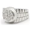 Image 3 : 0.62 ctw Diamond Ring - 14KT White Gold