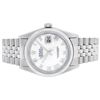 Image 6 : Rolex Mens Stainless Steel Mother Of Pearl Roman Datejust 36MM Wriswatch Datejus