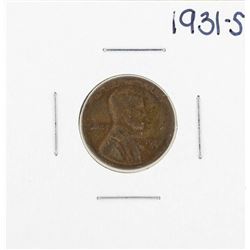 1931-S Lincoln Wheat Cent Coin