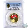 Image 1 : 2007 Canada $75 Athelte's Pride Gold PCGS Certified PR-69 Deep Cameo