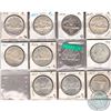 Estate Lot: Canada Silver Dollars Dated 1953 to 1957. 11pcs.