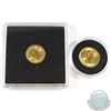 Image 2 : 2015 Canada 1/20oz & 2017 1/10oz .9999 Fine Gold Maple Leafs in Capsules. 2pcs (TAX Exempt)
