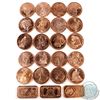 Image 1 : Group Lot of Copper Rounds and Bars. You will receive all different designs. There are 20x Rounds an