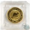 Image 1 : 1992 Australia 1/10oz .9999 Fine Gold Nugget Coin in Capsule (TAX Exempt)
