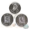 Image 1 : Lot of 1869-1994 $50 Eaton 125 Timothy Eaton 1oz .999 Fine Silver Coins in Capsules (capsules are sc
