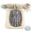 Image 2 : Monarch 3oz .999 Fine Silver Egyptian Horus Relic Bar in Cloth Drawstring Bag (TAX Exempt)
