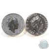 Image 2 : 2017 Great Britain 2oz Queen's Beasts - Red Dragon of Wales & 2018 Black Bull of Clarence .9999 Fine