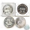 Image 1 : Lot of Miscellaneous USA Themed 1oz .999 Fine Silver Rounds. 4pcs (TAX Exempt)