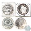 Image 2 : Lot of Miscellaneous USA Themed 1oz .999 Fine Silver Rounds. 4pcs (TAX Exempt)
