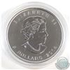 Image 2 : 2014 Canada 1oz .9999 Fine Silver Gilded Peregrine Falcon Birds of Prey Coin (capsule lightly scuffe