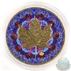 Image 1 : 2017 Canada 1oz .9999 Fine Silver Coloured and Gilded Kaleidoscope Maple Leaf (TAX Exempt)