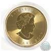 Image 2 : 2017 Canada 1oz .9999 Fine Silver Coloured and Gilded Kaleidoscope Maple Leaf (TAX Exempt)
