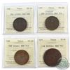 Image 1 : Token: Lot of 4 different ICCS Certified Tokens. Lot includes: CH# NS20A4 VG-8, LC2A2 VF-20, LC30D V