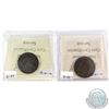 Image 2 : Lot 2x Ships and Colonies Tokens ICCS Certified. Lot includes: 2x Breton 997, Lees 2, VF-20 & EF-40 