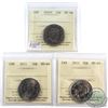 Image 2 : 2004P, 2011 & 2012 Canada 50-cent ICCS Certified MS-66. 3pcs