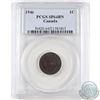 Image 1 : 1946 Canada 1-cent PCGS Certified SP-64 Brown
