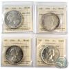 Image 1 : Lot of 1954 Silver $1 with Special Obverse and Reverse - Obv-001 Rev-002 ICCS MS-60, Obv-002 Rev-002