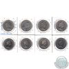 Image 2 : Estate Lot of 1968-1982 Canada Error Nickel Dollars. 8pcs