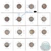 Image 2 : Estate Lot of 15x Canada Error 10-cents - 1936 Bar with Die Crack, 1941, 1943, 1947 ML, 1949, 1950, 