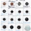 Image 1 : Estate Lot of 15x 1957-2016 Canada Error Coins - 2x 1-cent, 3x 5-cent, 6x 10-cent & 4x 25-cent. 15pc