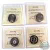 Image 2 : Estate Lot of 4x 2006 Canada 25-cent ICCS Certified MS-66 - 2006 RCM Logo, 2006P, 2006P Pink Ribbon 