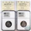 Image 2 : 1979 & 1980 Canada 50-cent Cross Graded NGC Certified PL-69 & ICCS Certified MS-68. 2pcs