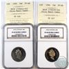 Image 1 : 1993 & 1994 Canada 50-cent Cross Graded NGC Certified PF-69 Ultra Heavy Cameo & ICCS Certified PF-68