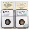 Image 2 : 1993 & 1994 Canada 50-cent Cross Graded NGC Certified PF-69 Ultra Heavy Cameo & ICCS Certified PF-68