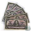 Image 1 : Estate Lot of 5x 1937 $10.00 Banknotes with Gordon-Towers Signatures. 5pcs