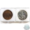 Image 2 : Pearl Harbour US Arizona Memorial Mesum BB-39 Commemorative Medallion in Silver and Bronze colour. 2