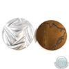 Image 2 : 2x Lombardo Mint Commemorative Aluminium (71 mm Diameter) and Bronze (68 mm in Diameter) Quebec Meda
