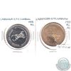 Image 1 : 2x 1998 Labrador City/Wabush $2.00 Trade Token in two different finishes. Diameter 32mm