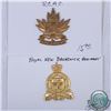 Image 1 : Mixed pair of Canadian Badges. You will receive the Royal Canadian Army Cadets and the Royal New Bru