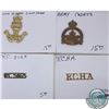 Image 1 : Mixed Lot of Badges: South Alberta Lighthouse, R.C.H.A, Army Cadets and R.C S.I.G.S. 4pcs.