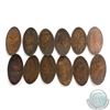 Image 1 : Estate Lot of Canadian Elongated Pennies with Designs of All the Provinces Except Nunavut. 12pcs