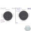 Image 1 : 1852 Bank of Upper Canada Half Penny & 1852 Bank of Quebec Half Penny Tokens. 2pcs