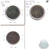 Image 2 : Lot of 3x Bank Tokens: 1820 LC-60E2 EF, LC-33AI VF-EF, Ships Colonies & Commerce PE-10 -* VF. 3pcs