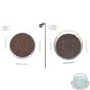 Image 1 : 1820 LC-60E2 Bank Token AU & 1957 PE-7CI Prince Edward Island Token EF. 2pcs