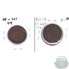 Image 2 : 1820 LC-60E2 Bank Token AU & 1957 PE-7CI Prince Edward Island Token EF. 2pcs