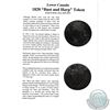 Image 2 : 1820 Pre-Confederation Lower Canada "Bust and Harp" Token struck in brass, Circa 1830-1835 with info