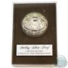 Image 1 : "Oh Come Let Us Adore Him" Sterling Silver Proof Religious Medal Minted by the Franklin Mint in Hard