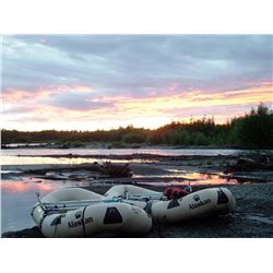 6-Day Alaskan Float Raft Fishing Adventure for Two Anglers