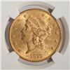 Image 3 : 1877-S $20 Liberty Head Double Eagle Gold Coin NGC MS61