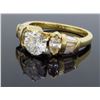 Image 3 : 14KT Yellow Gold 1.31ctw Diamond Ring